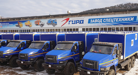Спецавтомобили «Урал» на газовом топливе поставлены на предприятия «Газпрома»
